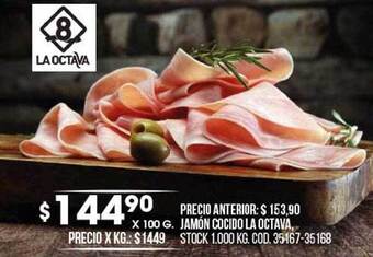 Coto Jamón cocido la octava oferta