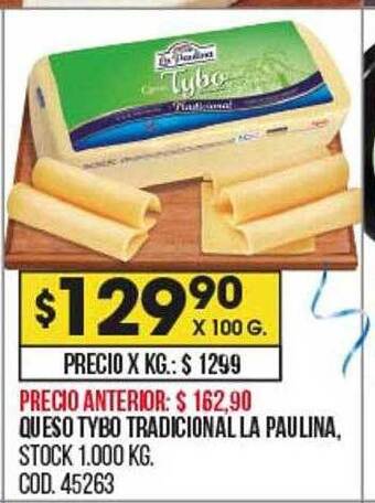 Coto Queso tybo tradicional la paulina oferta