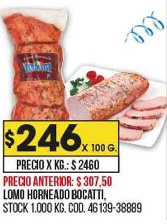 Coto Lomo horneado bocatti oferta