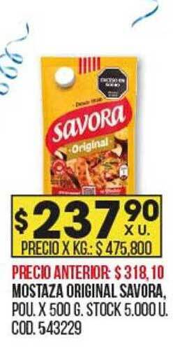 Coto Mostaza original savora oferta