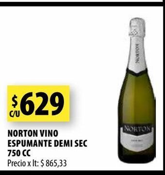 Punto Mayorista Norton vino espumante demi sec 750 cc oferta