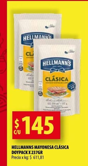 Hellmanns mayonesa clásica