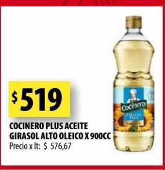 Punto Mayorista Cocinero plus aceite girasol alto oleico oferta
