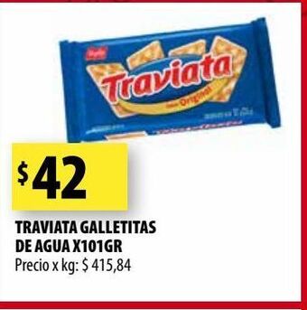 Punto Mayorista Traviata galletitas de agua oferta