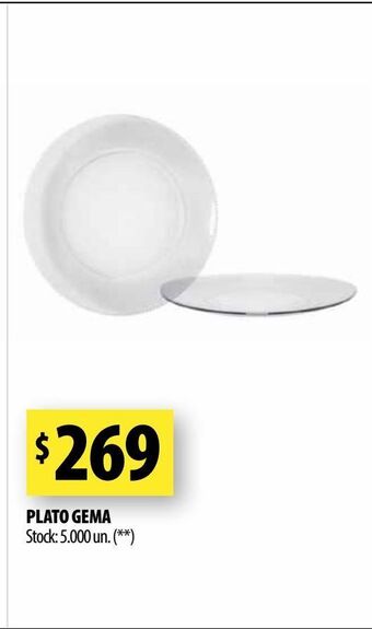 Punto Mayorista Plato gema oferta