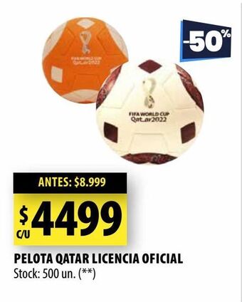 Punto Mayorista Pelota qatar licencia oficial oferta