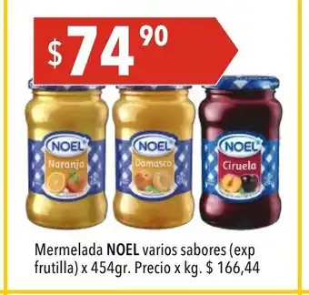 Hergo Noel Mermelada varios sabores (exp frutilla) x454 gr oferta