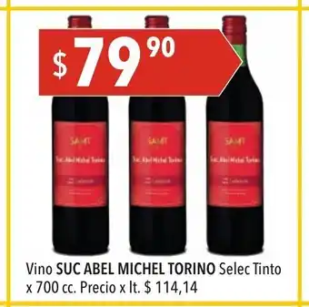 Hergo Suc Abel Michel Torino Vino Selec Tinto x700 cc oferta