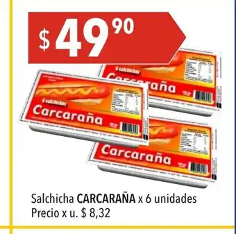 Carcaraña Salchicha x6 unidades