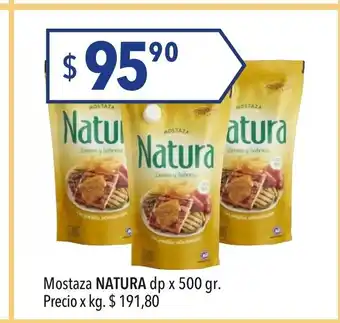 Hergo Natura Mostaza dp x500 gr oferta