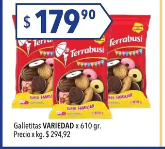 Hergo Variedad Galletitas x610 gr oferta
