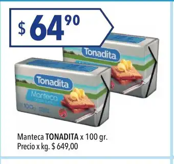 Hergo Tonadita Manteca x100 gr oferta