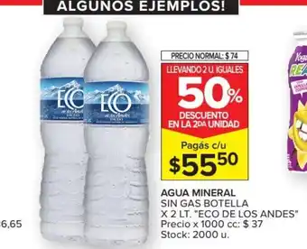 Carrefour Market Agua Mineral x2 lt oferta