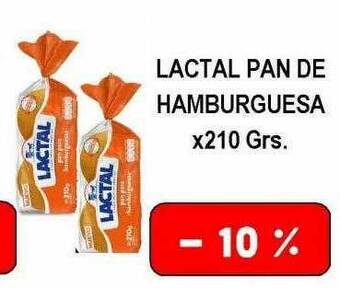 Dulcenter Lactal pan de hamburguesa oferta