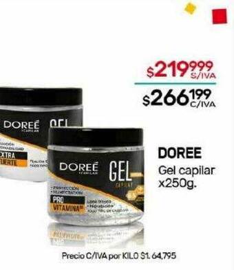 Nini Mayorista Doree gel capilar oferta