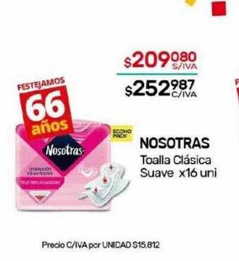 Nini Mayorista Nosotras toalla clásica suave oferta