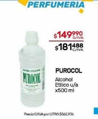Nini Mayorista Purocol alcohol etilico u a oferta