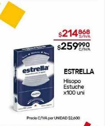 Nini Mayorista Estrella hisopo estuche oferta