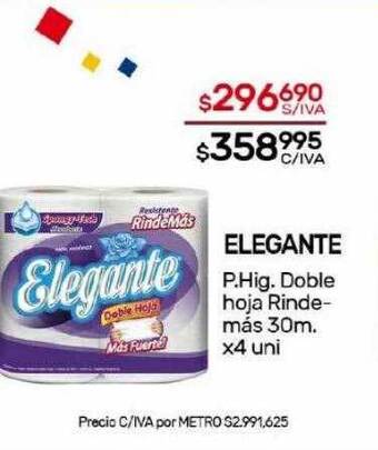 Nini Mayorista Elegante p. hig. doble hoja rindemás oferta