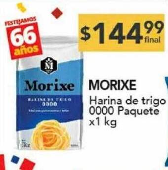 Nini Mayorista Morixe harina de trigo 0000 paquete oferta