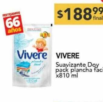 Nini Mayorista Vivere suavizante doy pack plancha facil oferta