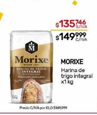 Nini Mayorista Morixe harina de trigo integral oferta
