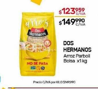 Nini Mayorista Dos hermanos arroz parboil bolsa oferta