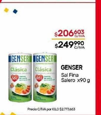 Nini Mayorista Genser sal fina salero oferta