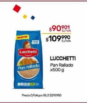 Nini Mayorista Lucchetti pan rallado oferta