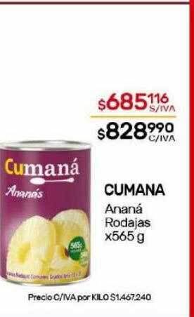 Nini Mayorista Cumana ananá rodajas oferta