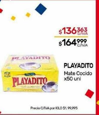 Nini Mayorista Playadito mate cocido oferta