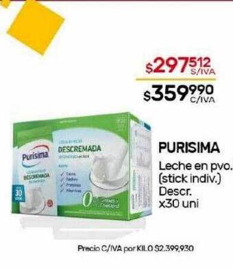 Nini Mayorista Purisima leche en pvo oferta