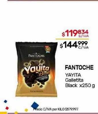 Nini Mayorista Fantoche yayita galletita black oferta
