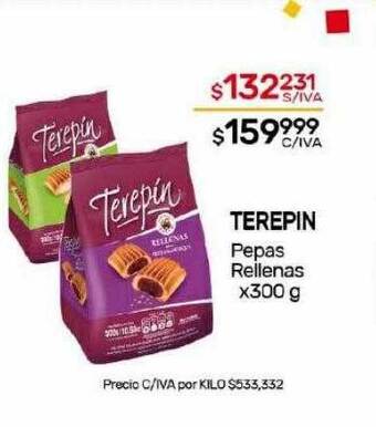 Nini Mayorista Terepin pepas rellenas oferta