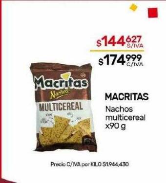 Nini Mayorista Macritas nachos multicereal oferta