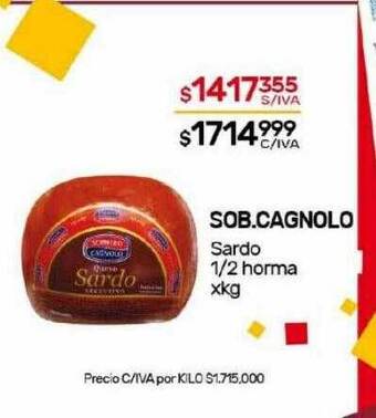 Nini Mayorista Sob. cagnolo sardo 1 2 horma oferta