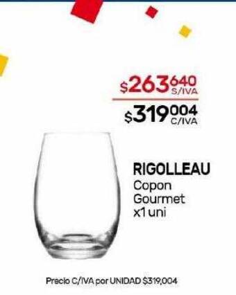 Nini Mayorista Rigolleau copon gourmet oferta