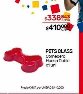 Nini Mayorista Pets class comedero hueso doble oferta