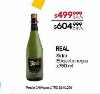 Nini Mayorista Real sidra etiqueta negra oferta