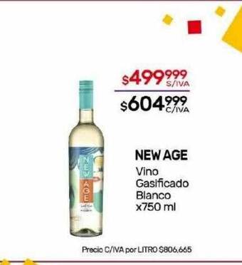 Nini Mayorista New age vino gasificado blanco oferta