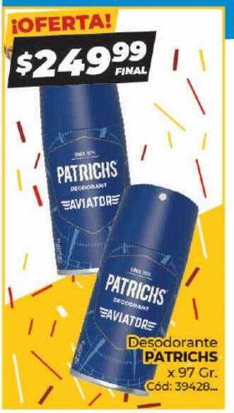 Diarco Desodorante patrichs oferta