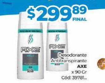 Diarco Desodorante antitranspirante axe oferta