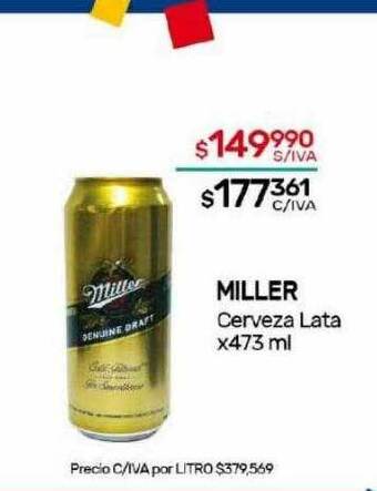 Nini Mayorista Miller cerveza lata oferta