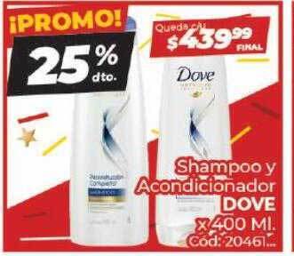 Diarco Shampoo y acondicionador dove oferta