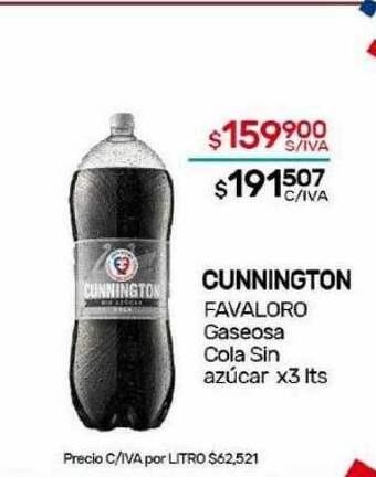 Nini Mayorista Cunnington favaloro gaseosa cola sin azúcar oferta