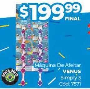 Diarco Máquina de afeitar venus simply 3 oferta