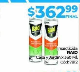 Diarco Insecticida raid casa y jardin oferta