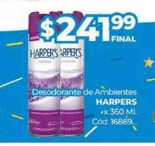 Diarco Desodorante de ambientes harpers oferta