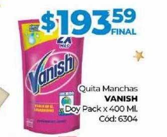 Diarco Quita manchas vanish doy pack oferta