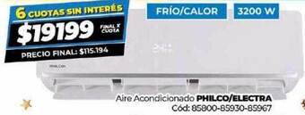 Diarco Aire acondicionado philco electra oferta